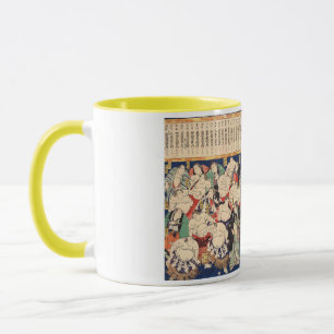 Utagawa Kuniteru the second, Sumo Wrestler Mug