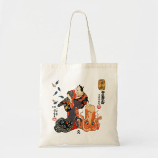 Utagawa Kuniyoshi, Cat Impersonating a Scene from Tote Bag