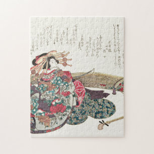 Utagawa Kuniyoshi - Courtisane Jigsaw Puzzle