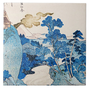 Utagawa Kuniyoshi - Fuji no Yukei Tile