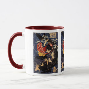 Utagawa Kuniyoshi, Oni Wakamaru no Koiji Mug