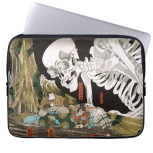 Utagawa Kuniyoshi Warrior vs. Ghost,Japanese Art Laptop Sleeve