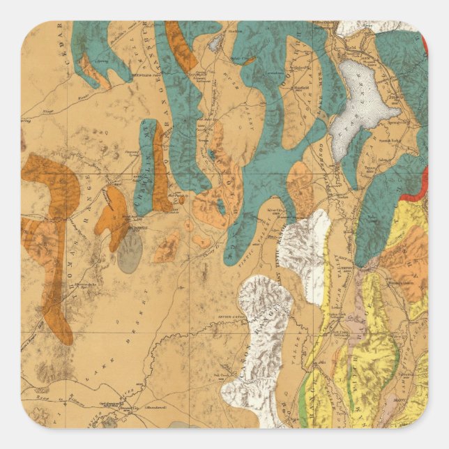 Utah 4 square sticker (Front)