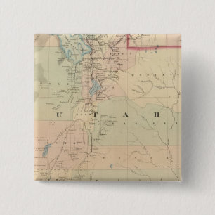 Utah 5 2 inch square button