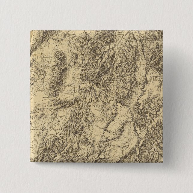 Utah 7 2 inch square button (Front)