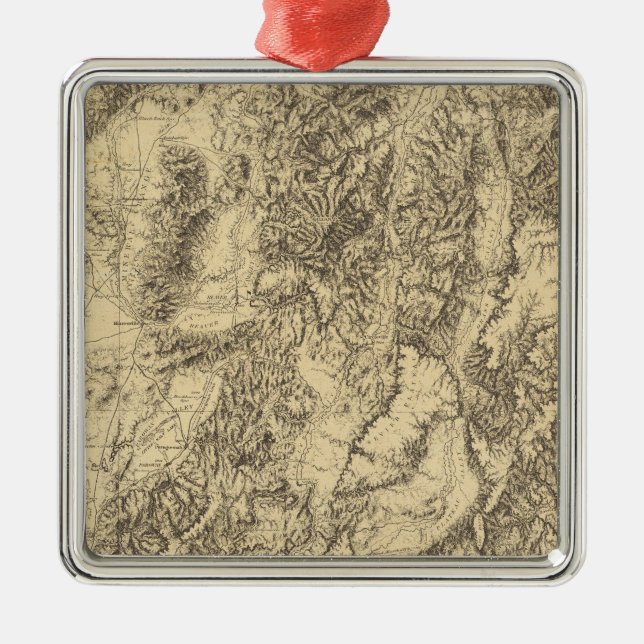 Utah 7 metal ornament (Front)