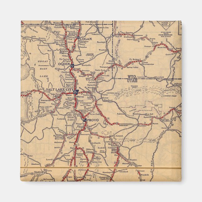 Utah 8 magnet (Front)