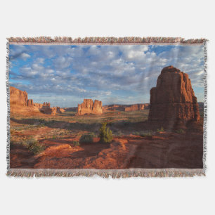 Utah, Arches National Park, rock formations 1 Throw Blanket