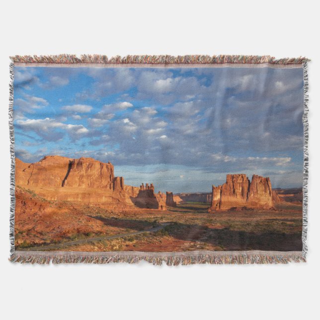 Utah, Arches National Park, rock formations 2 Throw Blanket (Front)