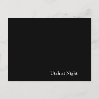 Utah at Night Postcard