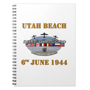 Utah Beach 6th June 1944 Notebook