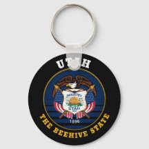 UTAH BEEHIVE STATE FLAG