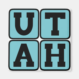 UTAH Beehive State USA Salt Lake City Mormon SLC Magnet