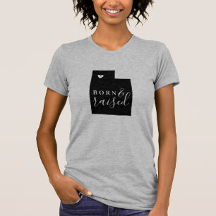 Utah Born and Raised State Tee