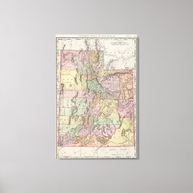 Utah Canvas Print (Front)