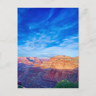 Utah canyon lands postcard