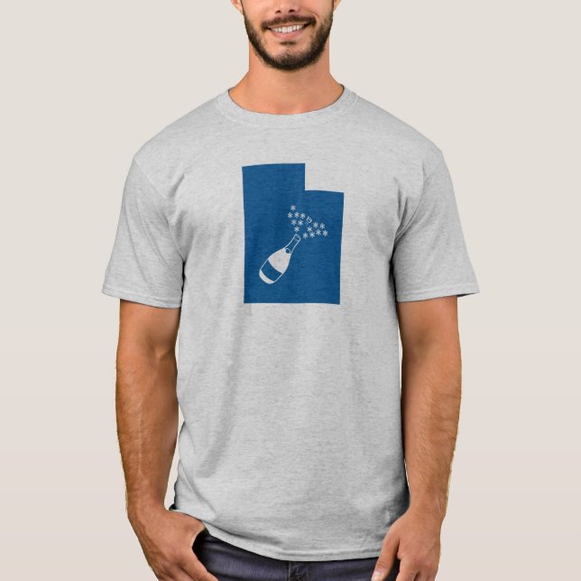 Utah Champagne Powder T-Shirt (Front)