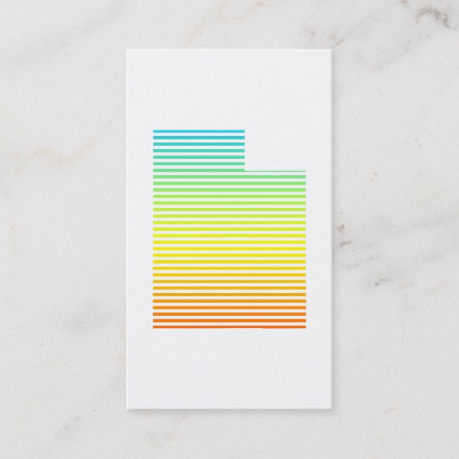 utah chill fade business card (Front)