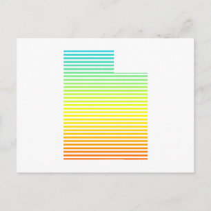 utah chill fade postcard