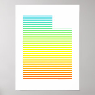 utah chill fade poster