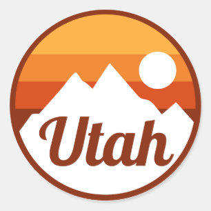 Utah Classic Round Sticker