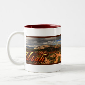 Utah Cliffs Two-Tone Coffee Mug