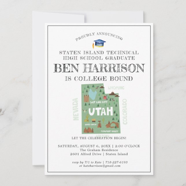 Utah | College Bound Graduation Party (Front)