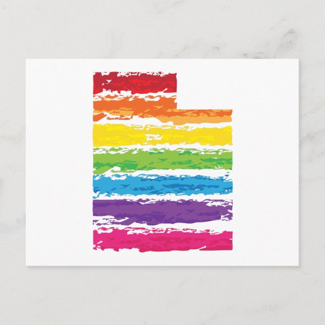 utah colour strokes postcard (Front)