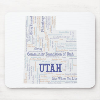 UTAH Customized Word Cloud Mouse Pad