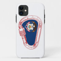Utah Flag Climbing Carabiner