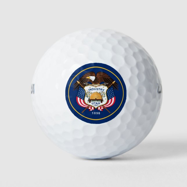 UTAH FLAG GOLF BALLS (Front)