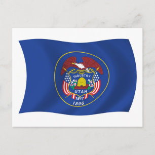 Utah Flag Postcard
