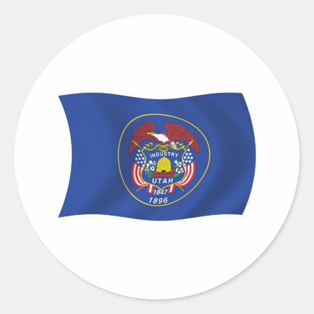 Utah Flag Sticker (Front)