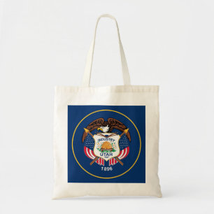 Utah flag tote bag