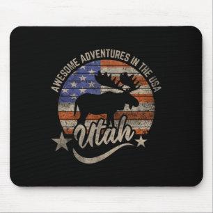 Utah Gifts Apparel Hiking Camping Fishing Hunting Mouse Pad