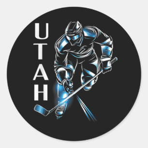Utah Hockey Classic Round Sticker