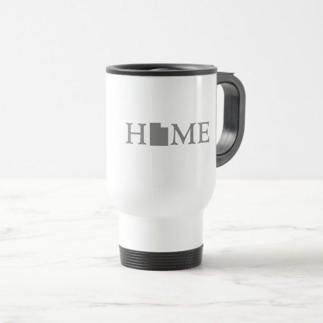Utah HOME State Travel Mug (Front Right)