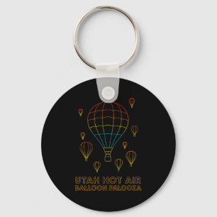 Utah Hot Air Balloon Palooza Apparel  Keychain