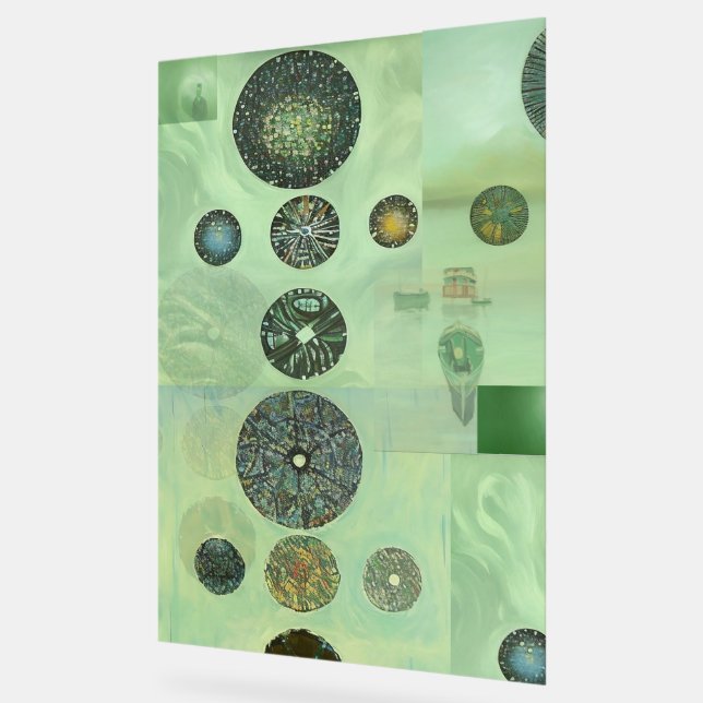 Utah in a Microscope Acrylic Sign (Angle)