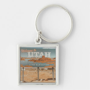 Utah Life Elevated Keychain