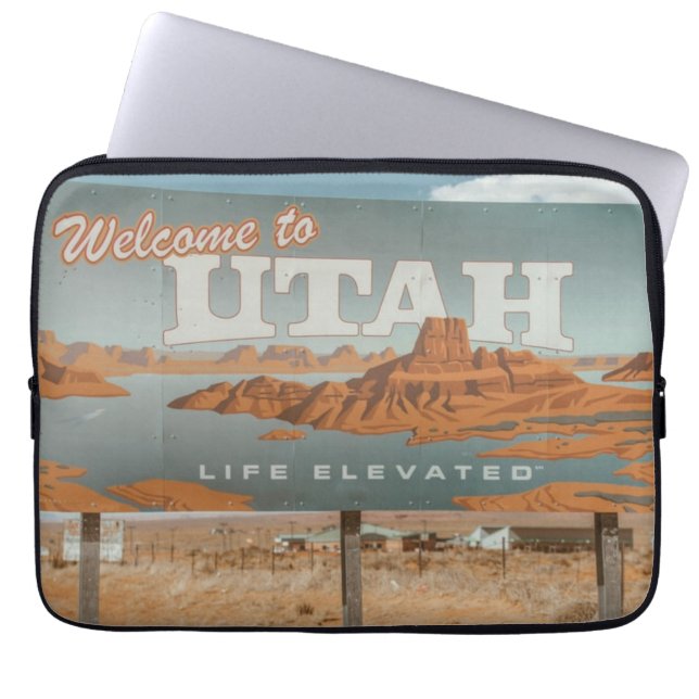 Utah Life Elevated Laptop Sleeve (Front)