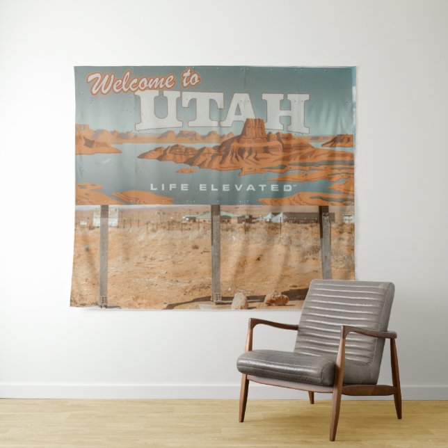 Utah Life Elevated Tapestry (In Situ (Horizontal))