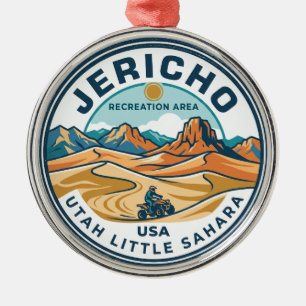 Utah Little Sahara Recreation Area USA Metal Ornament