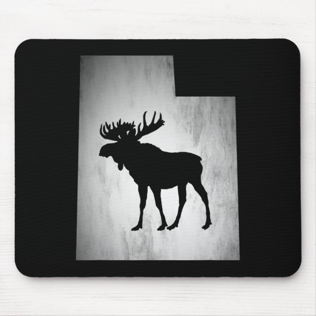 Utah Moose Hunting  Mouse Pad (Front)