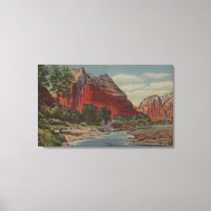 Utah - Mount Majestic & Angel's Landing Canvas Print
