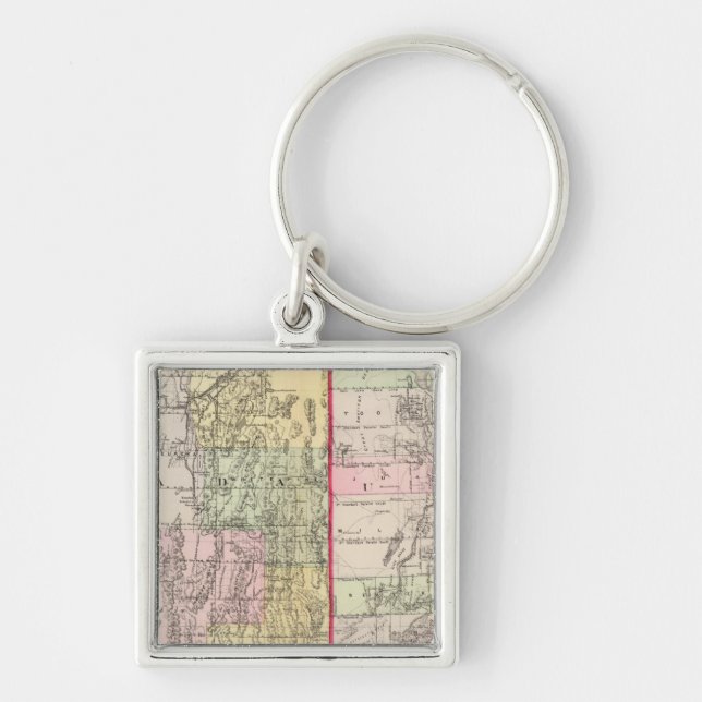 Utah, Nevada Keychain (Front)