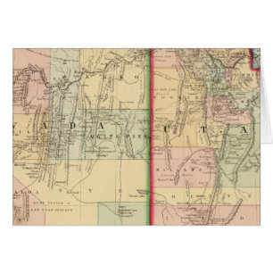 Utah, Nevada Map by Mitchell