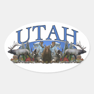Utah Oval Sticker