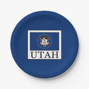 Utah Paper Plate