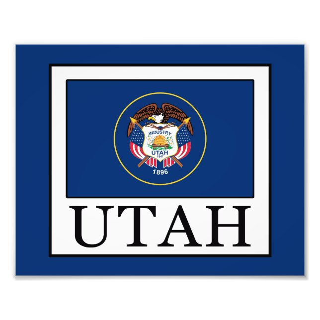 Utah Photo Print (Front)